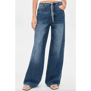 Daze Denim Madison Mid Rise Wide Leg Vintage Blue *Final Sale*