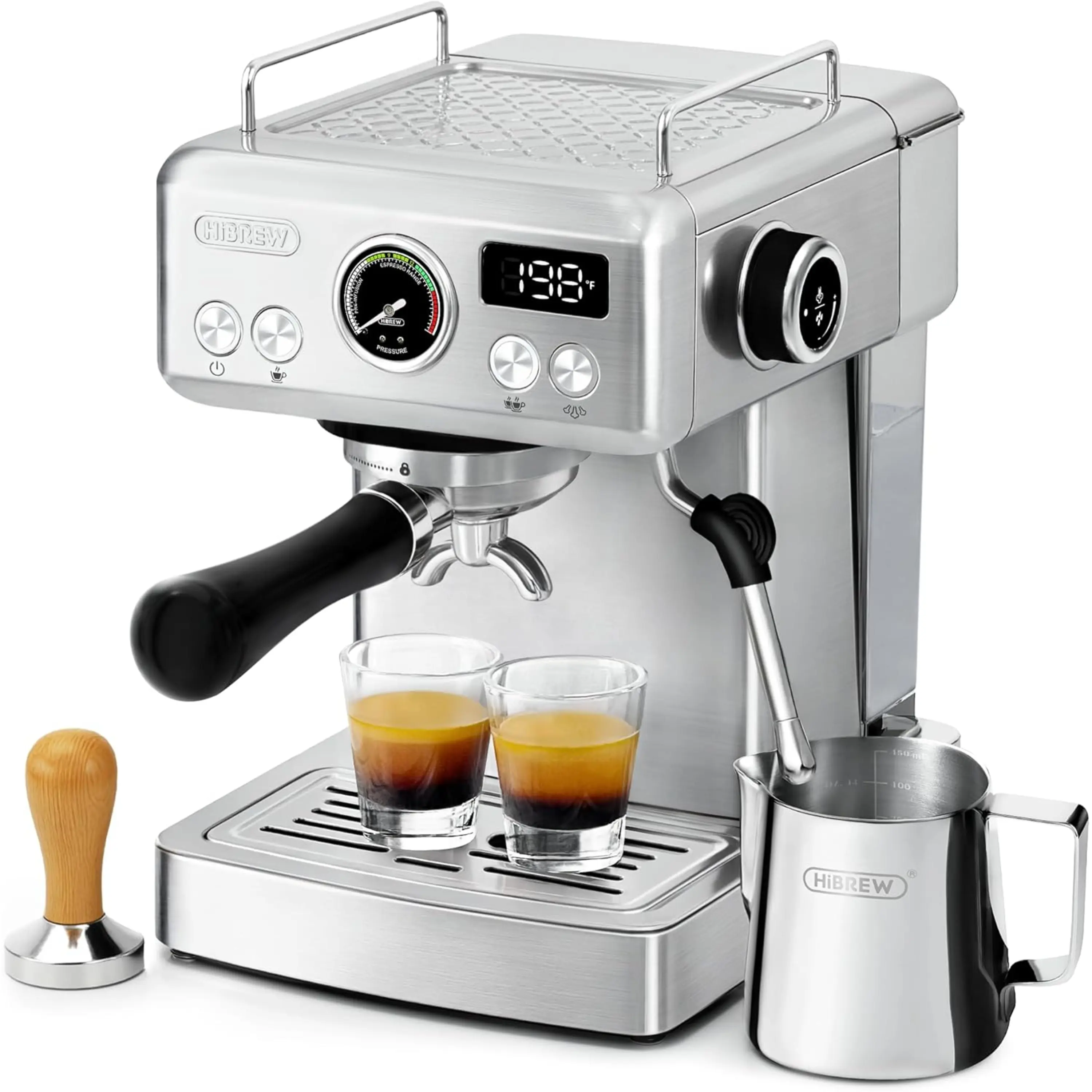 HiBREW H10A-SL 20bar Semi Automatic Espresso Coffee Machine