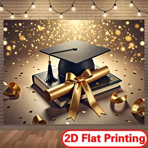 2D Polyester Flat Printing Photo Backdrop Banner for Baby’s 1st Birthday, Milestone Photos
