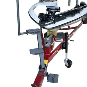 Universal Boat Trailer Steps - Omega Boat Step Made in USA dual step with extra step combo