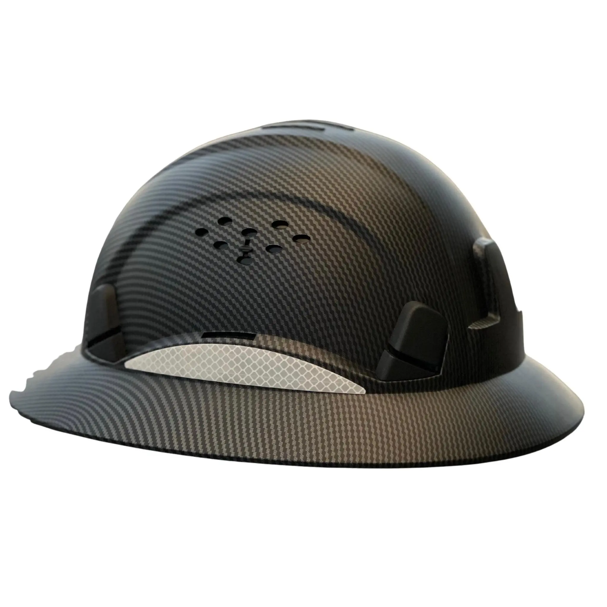 Black Carbon Fiber Hard Hat
