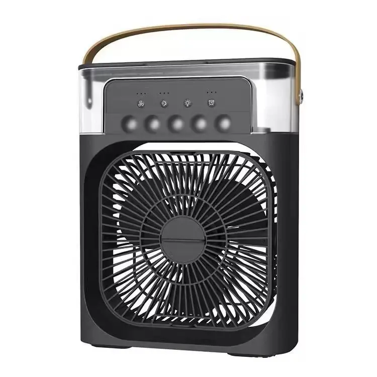 Multifunctional Office Desktop Ultrasonic Humidifier & Cooler - 5-Hole Mist Fan, 3-Speed Settings, Rechargeable, Clip-On, USB-Powered, Remote-Controlled for Home, Personal Use,working,low,hand,bank,decor,shirt,dual,bedroom,ceiling,light,neck,free,portable
