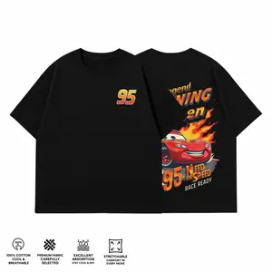 Retro Two Side Cars T-Shirt , Cars Movie T-Shirt, Mcqueen and Mater Retro Vintage Unisex Anime Graphic Tee – Trendy Y2K T-Shirt Acid , Streetwear Casual Apparel Top, Manga Game Movie Lover Gift For Fans Merch, Washed Hoodie and Sweatshirt v1