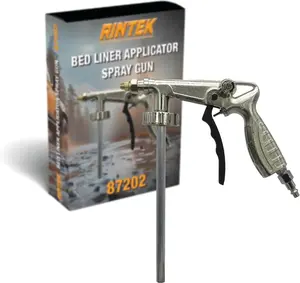 Rintek Bedliner Spray Gun w/Air Regulator - Fits 1L Bed Linner Bottles