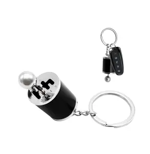 Six Speed Manual Transmission Shift Gearbox Fidget Toy Automotive Part Car Keychain Key Ring