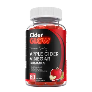 CiderGlow Premium Apple Cider Vinegar Gummies – 60 Count