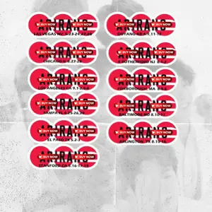 Concert Freebie Sticker Set, World Tour Fan Giveaway Decals, Cute Collectible Designs for Bags Phones Journals, Trendy Music Lover Gift