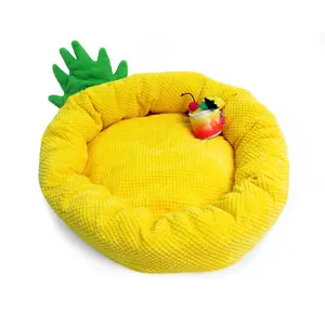 Pineapple Pet Bed and Cocktail Toy