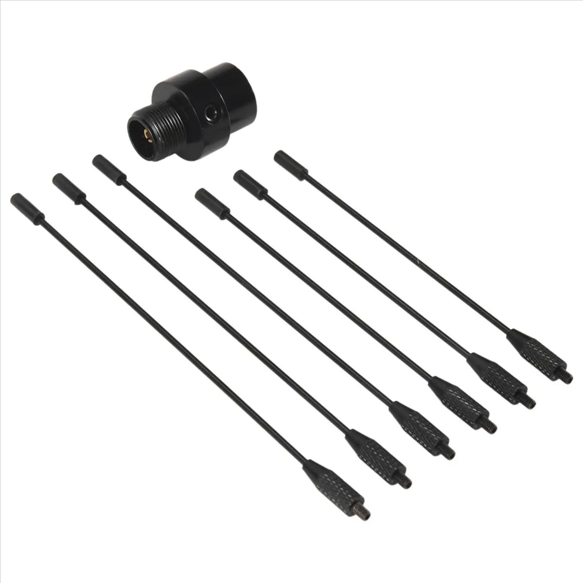 Nagoya RE-02 Metal Portable Ground Grid Antenna - 10-1300MHz Lightweight Enhanced Omnidirectional Antenna, Female to Male Adapter Included, for Mobile Radio & Walkie Talkie (>10km Range) Household Appliance Accessory, More Than 10 Km Range
