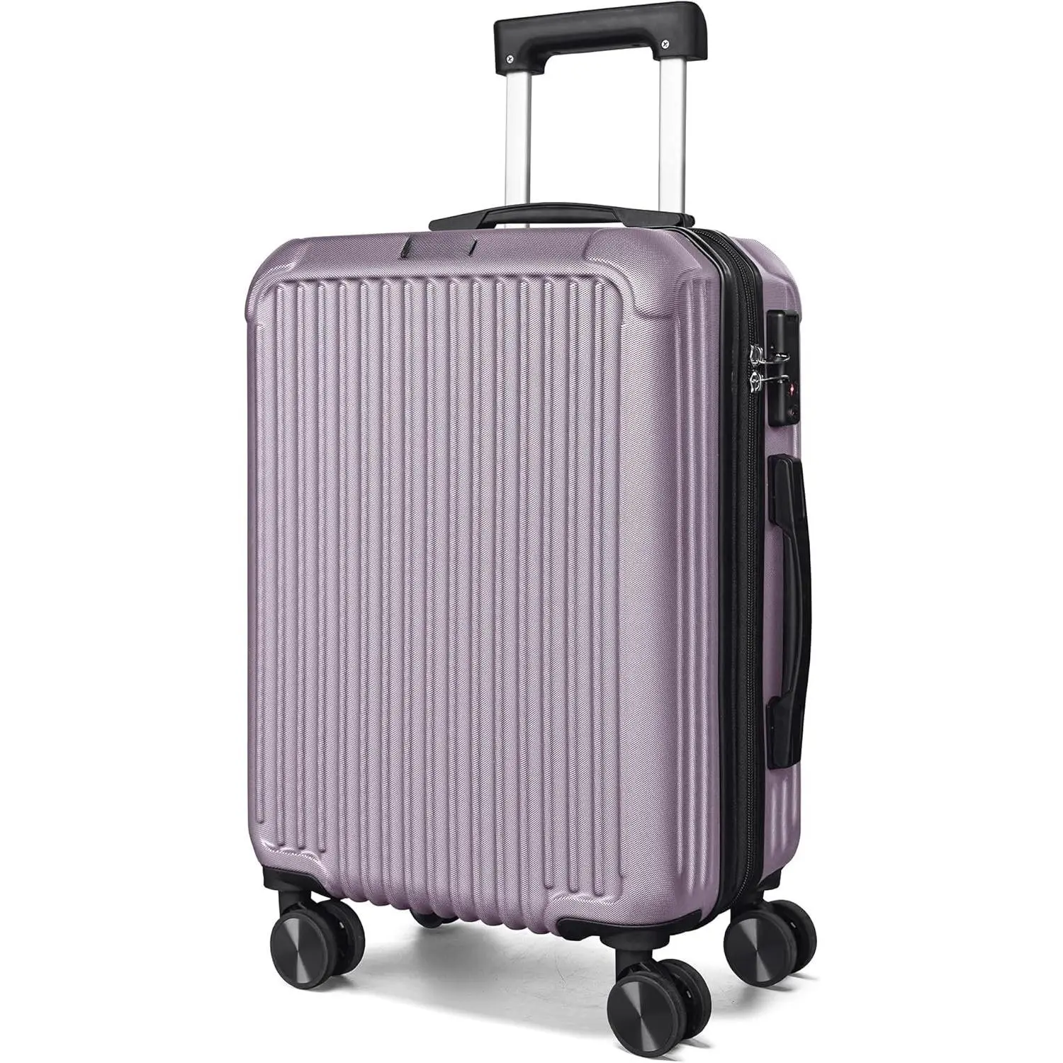 Carry  Luggage 22x14x9 Airline Approved, Durable Hard Shell Carry  Suitcases with Wheels, Expandable Hardside weight Travel Luggage with TSA Lock 20 Inch Carry , Rose