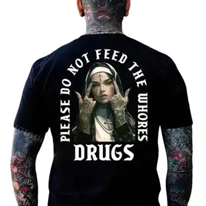 NUN PLEASE DO NO FEED THE WHO$ES D**GS shirt - hodiee sweater men and women, Classic Fashion, Fits Every Occasion, Full Size Cotton Fabric