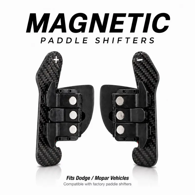 Magnetic Paddle Shifters for Dodge / Mopar – Carbon Fiber OEM+ Upgrade