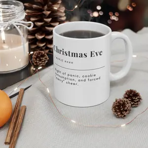 Christmas Definition Mug | Holiday Dictionary Ceramic Mug
