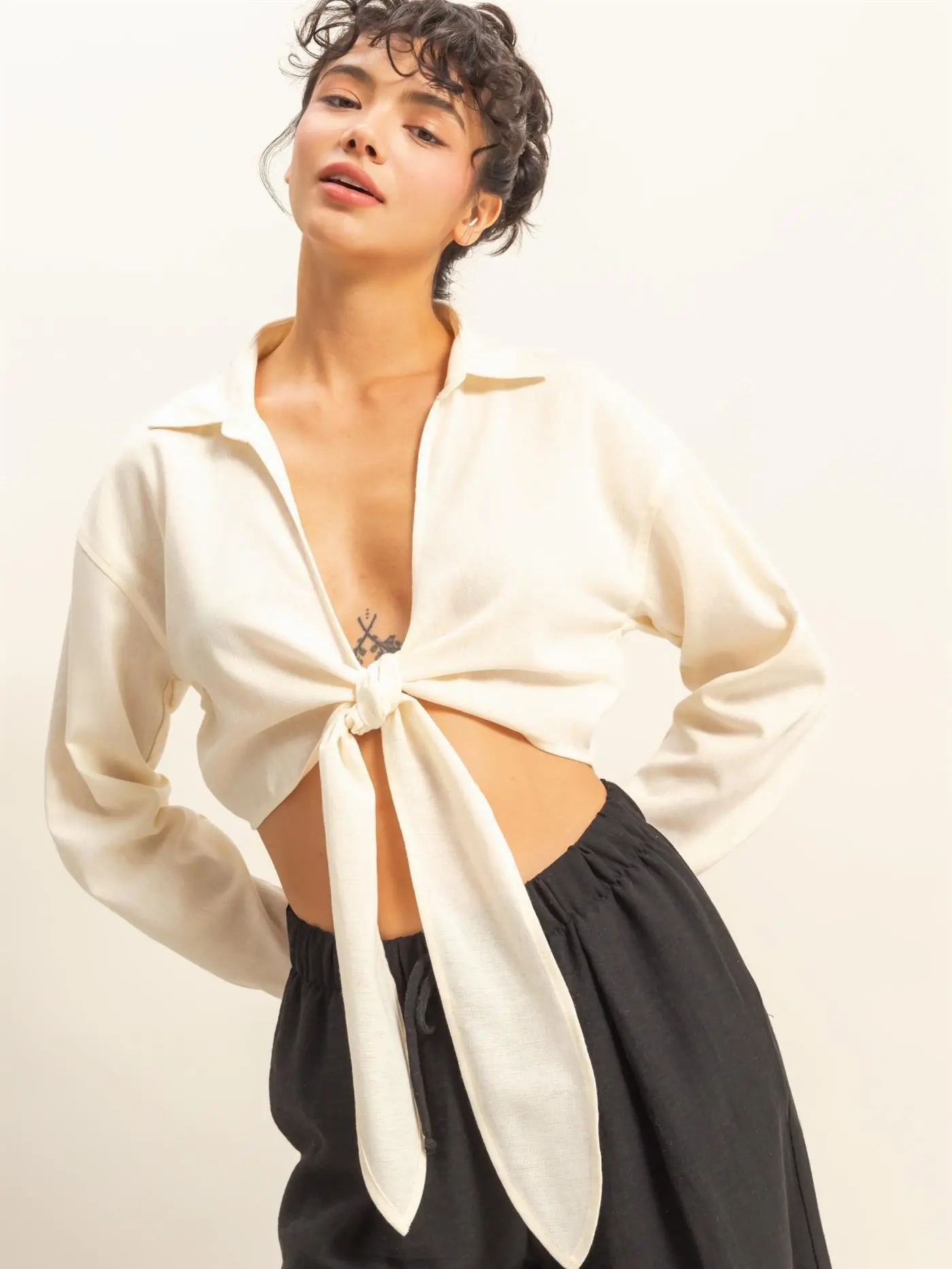 rib crop top - TikTok Shop