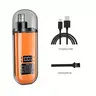 IPX7 Waterproof Cordless Quiet Trimmer for Men, Nose & Ear Hair Trimmer with LED Display, USB-C Rechargeable Portable Daily Care Grooming Tool w/Cleaning Brush, USB Cable, Gift Box - Unique Gifts for Man