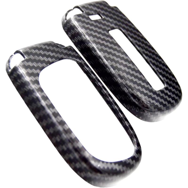 Key Fob Cover Case for Dodge Challenger Charger Dart Durango RT SRT Hellcat Journey Hornet Viper and Jeep Cherokee Compass Latitude 4x4 Renegade and Chrysler 300 200 and Ram