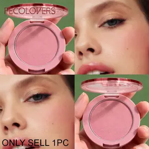 1PC Soft Gradient Matte Finish Single Color Blush Palette, Light Pink to Purple Shades, Durable, Nude Makeup, Monochrome Blush Palette, Suitable for Beginner, Cosmetics
