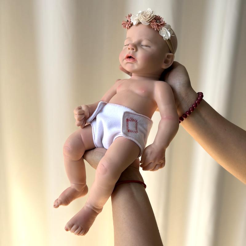 [Drink Wet System] Mayfair Reborn Doll 16Inch Full Body Silicone Baby Doll Silicone Dolls Floppy Silicone Reborn Squishy Baby Doll With Accessories