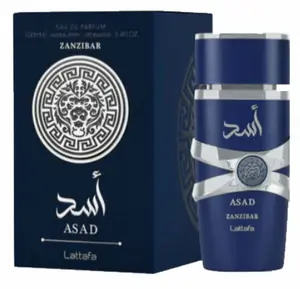 Lattafa Asad Zanzibar For Men 3.4 Oz Eau De Parfum Spray - Lattafa New Launch