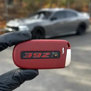 Red SRT Hellcat Key Fob Redeye Demon Trackhawk TRX For Dodge，Red SRT Hellcat Key Fob Shell For Redeye Demon Trackhawk R/T 345 HEMI For Dodge