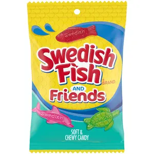 SWEDISH FISH and Friends Soft & Chewy Candy, 8.04 oz SWEDISH FISH and Friends Soft & Chewy Candy, 8.04 oz