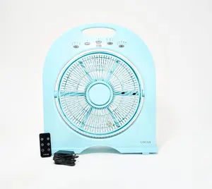Cascade Capri 12" Cordless Rechargeable Fan with Remote