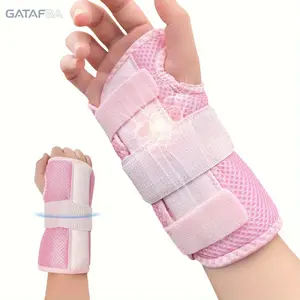 Breathable Double Splint Wrist Brace, Adjustable Washable Wrist Support Stabilizer, Comfort Skin-Friendly Compression Wrist Wrap for Hand Sprain Relief, Sports Workout & Daily Recovery, Ideal Jewelry Gift for Birthday, Mother's Day and Father's Day Holida