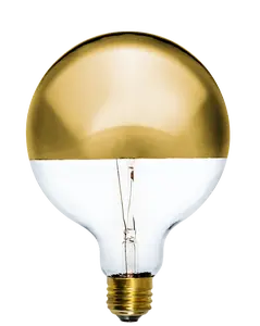 Bulb: LED Gold Dipped 5" Globe