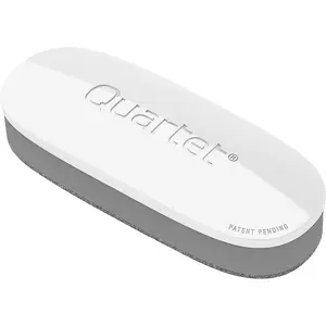 ACCO Brands QRTDFEB4 Quartet Max Clean Standard Dry-erase Board Eraser, White & Silver