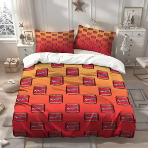 3pcs Frescolita Themed bedding three-piece set, duvet cover and pillowcase set, soft, comfortable, suitable for all seasons, ideal for home and bedroom rooms, suitable for birthdays, Christmas popular gifts for, 1 Duvet Cover + 2 Pillowcases (No Insert)