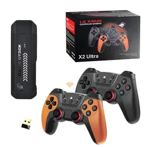 X2 Ultra Game Stick HD 35000 Gamer Box 2025 2.4 GHz Wireless Controller Arcade Retro TV Home Video Game Console X2 Ultra game console upgraded
