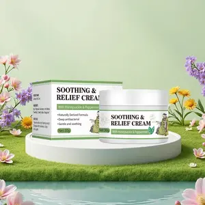 Comforting Relief Cream - Natural Herbal Formula for Sensitive Skin, Cooling Moisturizer to Help Comfort & Protect Irritated Skin, Magnesium Cream