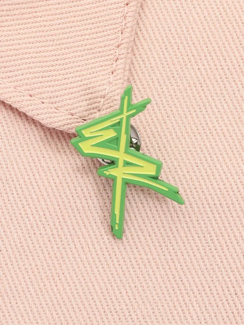 Cyberpunk Edgerunners Logo Enamel Pin Sci-Fi Anime Peripheral RPG Action Role Game Cosplay Alloy Brooch Lapel Backpack Badge Fashion Jewelry Accessories Gift for Friends