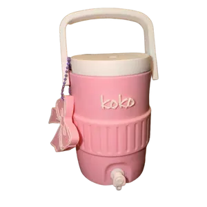 Pink Drink Cooler Bundle with Bowtie Can Opener - Perfect for Parties and Events
