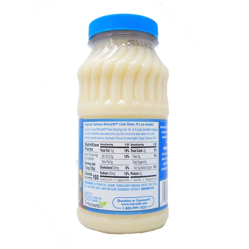 Marzetti Original Slaw Dressing – Classic Cole Slaw Dressing in 15-Ounce Bottles