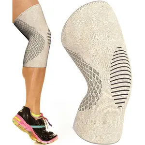 Knee Compression Sleeve for Men & Women - Best Compression Knee Brace for Walking, Running, Gym, Basketball, Weightlifting,Workout, Sports - Knee sleeves Support Compression & Stability