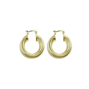 Selena Gold Hoops - 1 ''