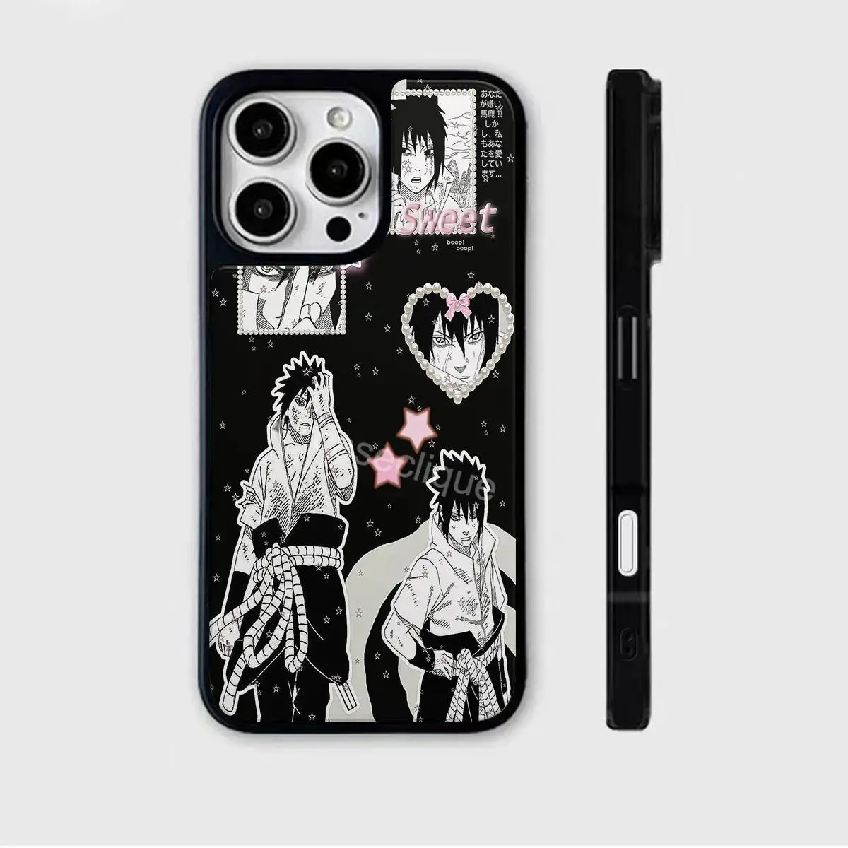 Naruto Uchiha Sasuke design phone case, compatible with iPhone 13/14/15/16/17
