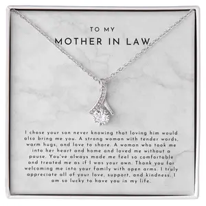 To My Mother In Law (I Chose Your Son), Mother In Law Gift, Wedding Gift, Mom Wedding Gift