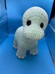 Hand Crocheted Standing Brontosaurus