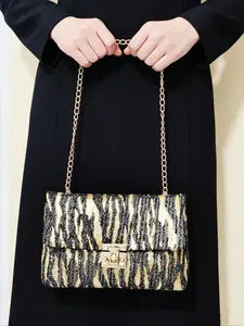 2026 Spring Summer New handbag Fashion Checkered Pattern Ladies Tweed Style Quilted Chain Shoulder Bag For Women Casual Crossbody Bag Flap Bag Daily Outgoing Chic Chain Crossbody