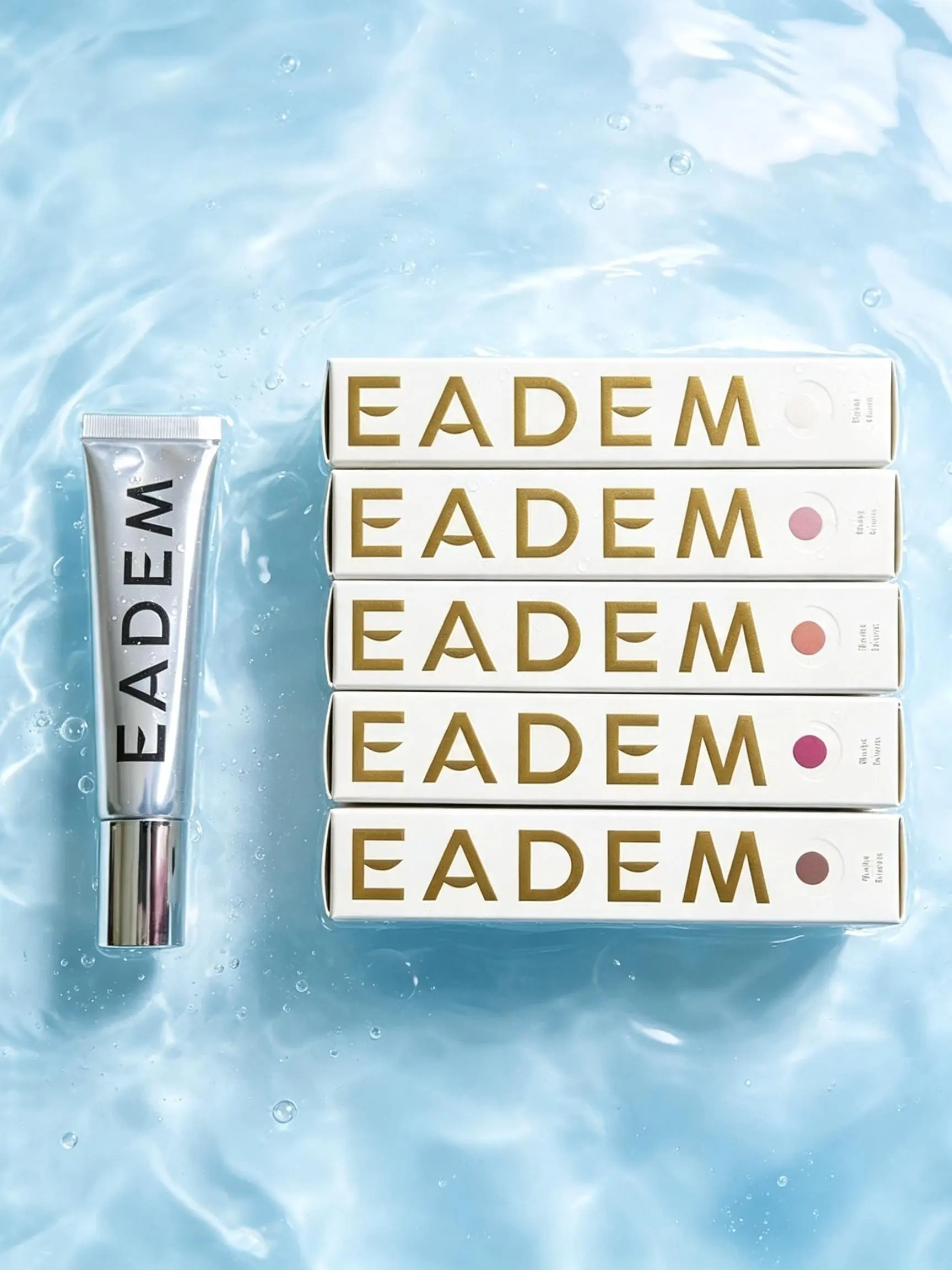 Eadem Hydrating Tinted Lip Jelly (14g) - Non-Sticky Mirror Finish, Lip-Smoothing, Multi-Shades for All Occasions