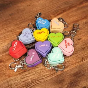 Conversation Heart Clickers Valentines Day 3d Printed Keychains