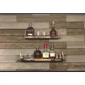 Bourbon/Whiskey Barrel Turnbuckle Shelf