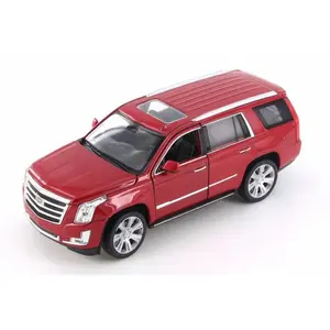 2017 Cadillac Escalade w/ Sunroof - Red (Nex) Diecast 1:27 Scale Model - Welly 24084RD