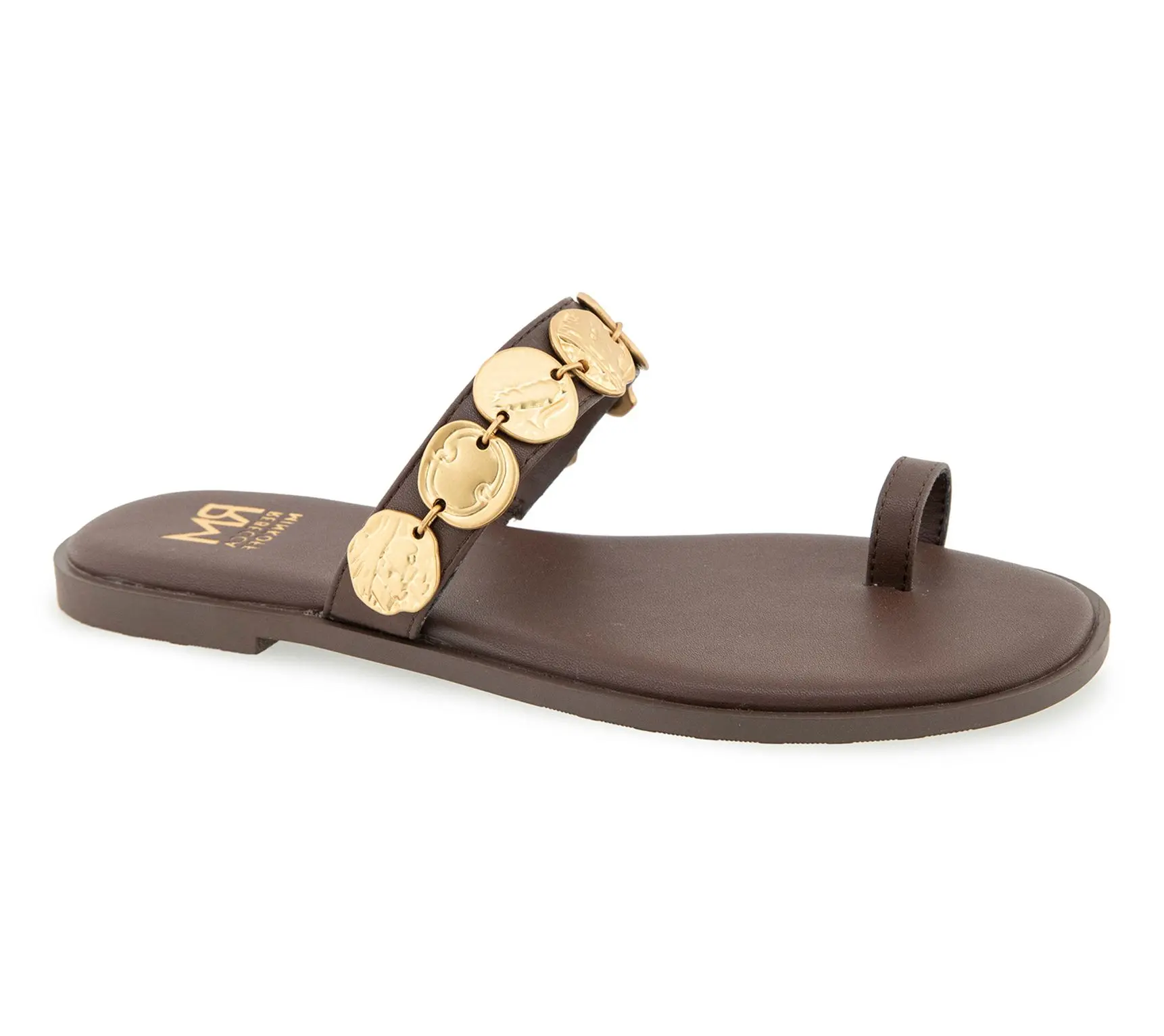 RM by Rebecca Minkoff Sudded Toe Loop Sandals - Claire
