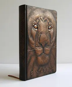 Biblia RVR 1960 Letra grande León de Judá edición especial bronce / Spanish Bible RVR 1960 Large Print Imitation Leather Lion of Judah Special Edition (Spanish Edition)