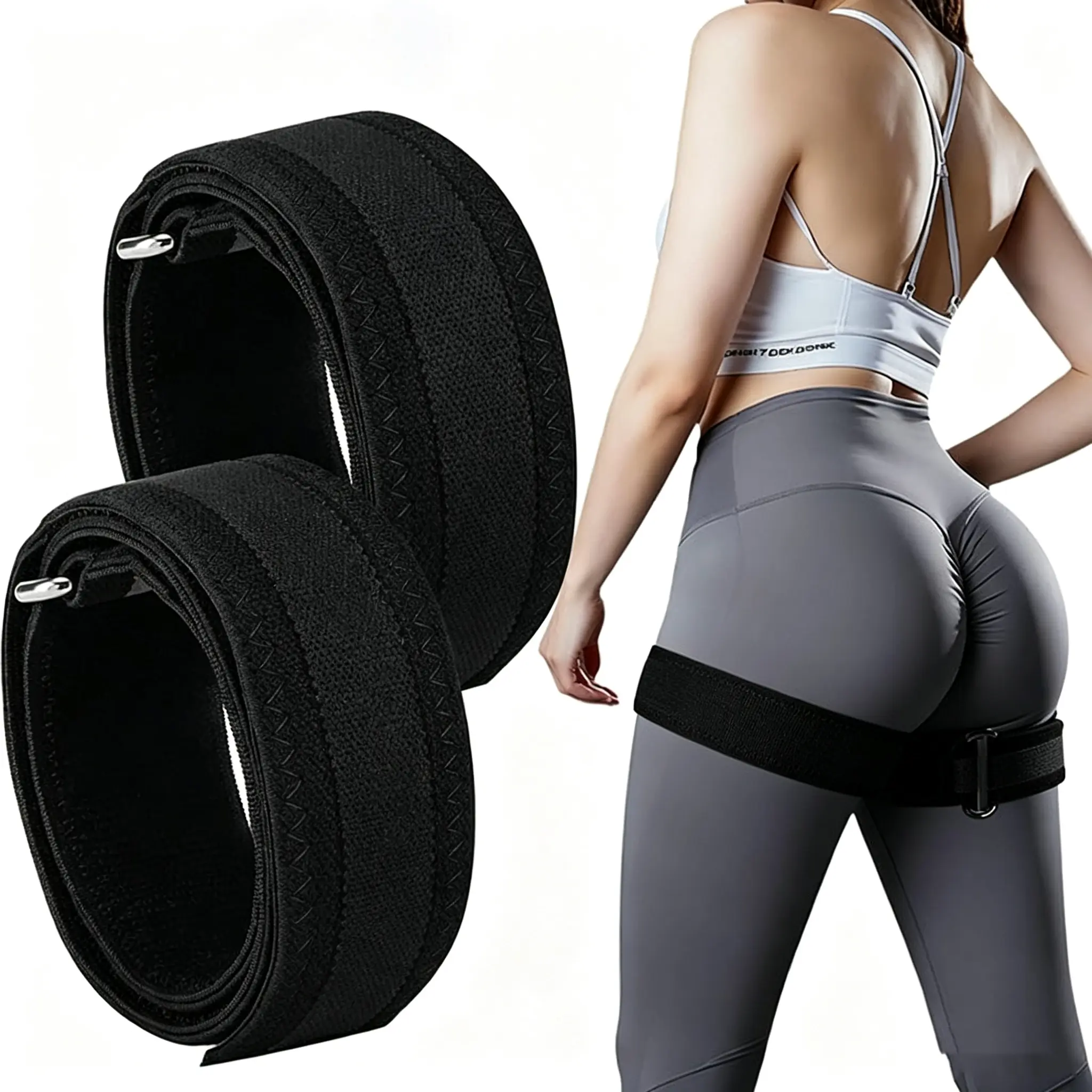 Booty Bands for Women Glutes & Hip Blood Flow Restriction Bands BFR Bundle Booty Bands Resistance Bands for Exercising Your Butt,Squat,Thigh, Occlusion Resistance Bands