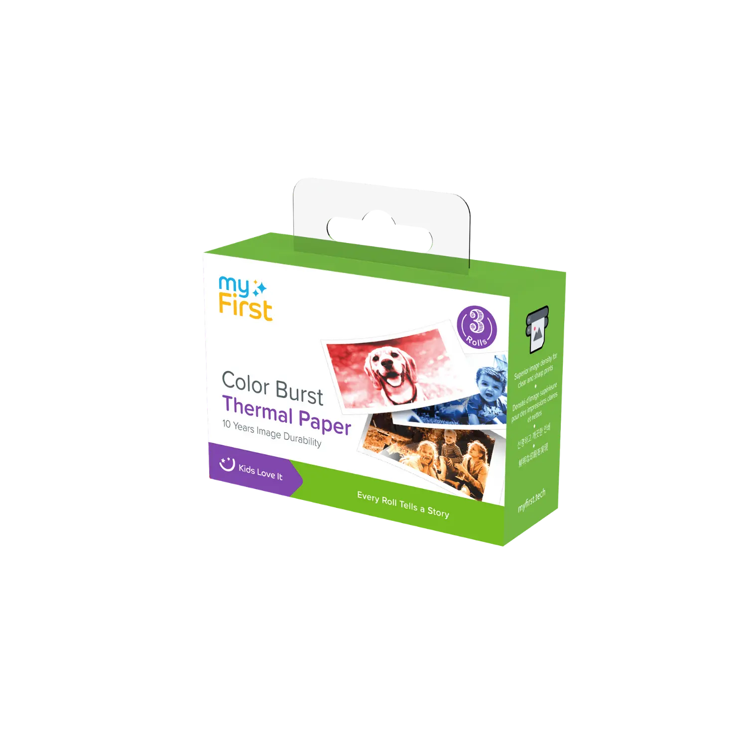 myFirst Color Burst Thermal Paper Refill — Insta 20/Insta 2/Insta Wi
