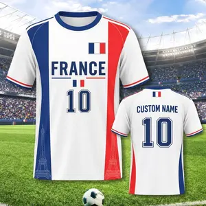 Custom France Soccer Jersey, Personalized France Football Shirt, Custom Name and Number